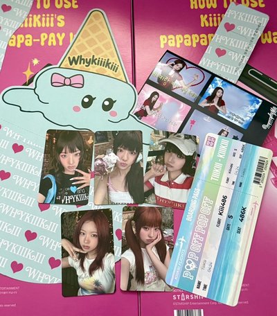 在韓現貨 WhyKiiiKiii 周邊 入場卡