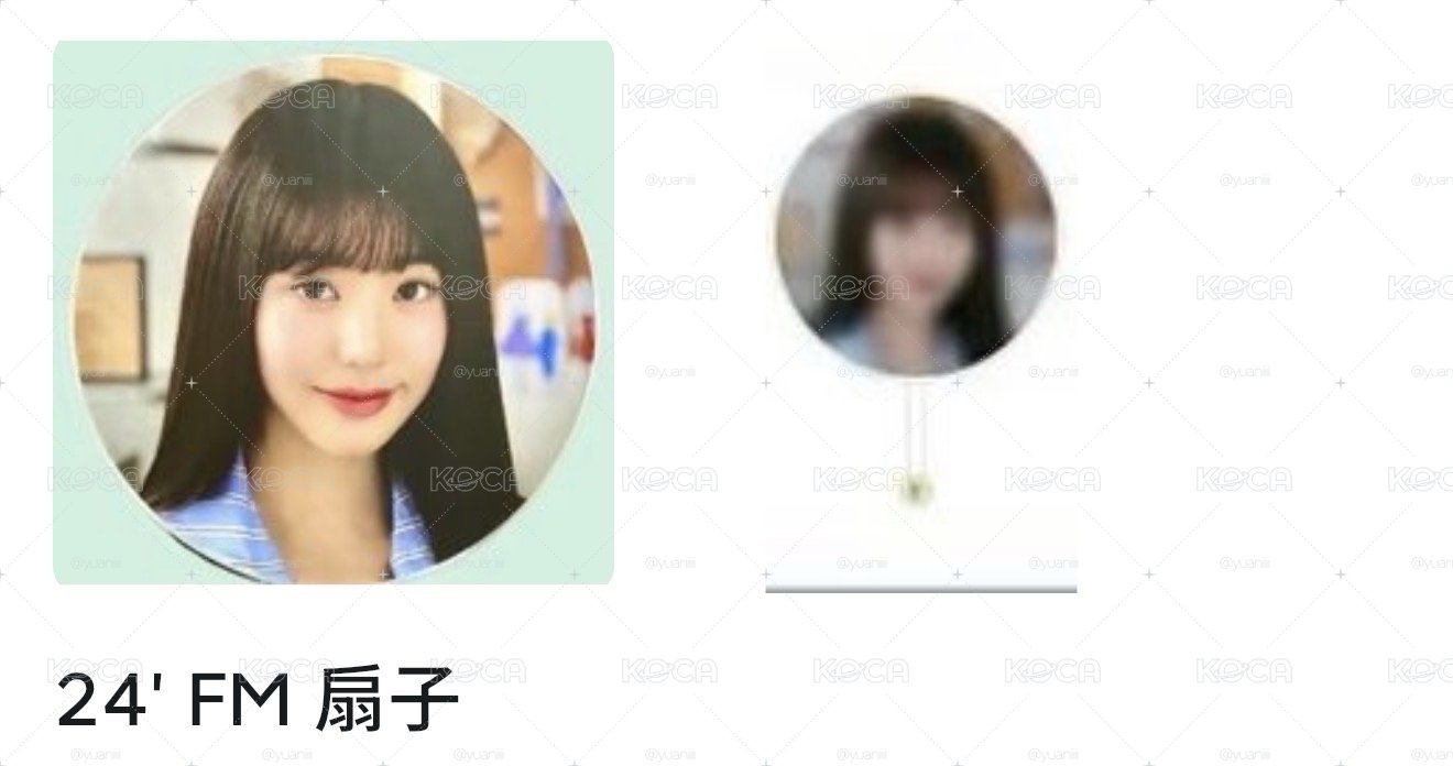 張員瑛 FM扇子 