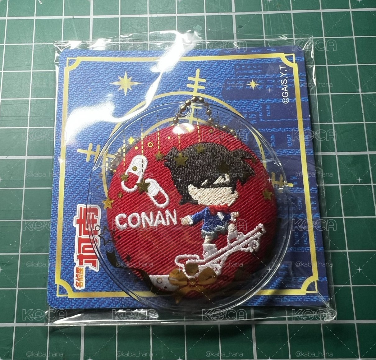 柯南 安室透 刺繡徽章 吊飾
