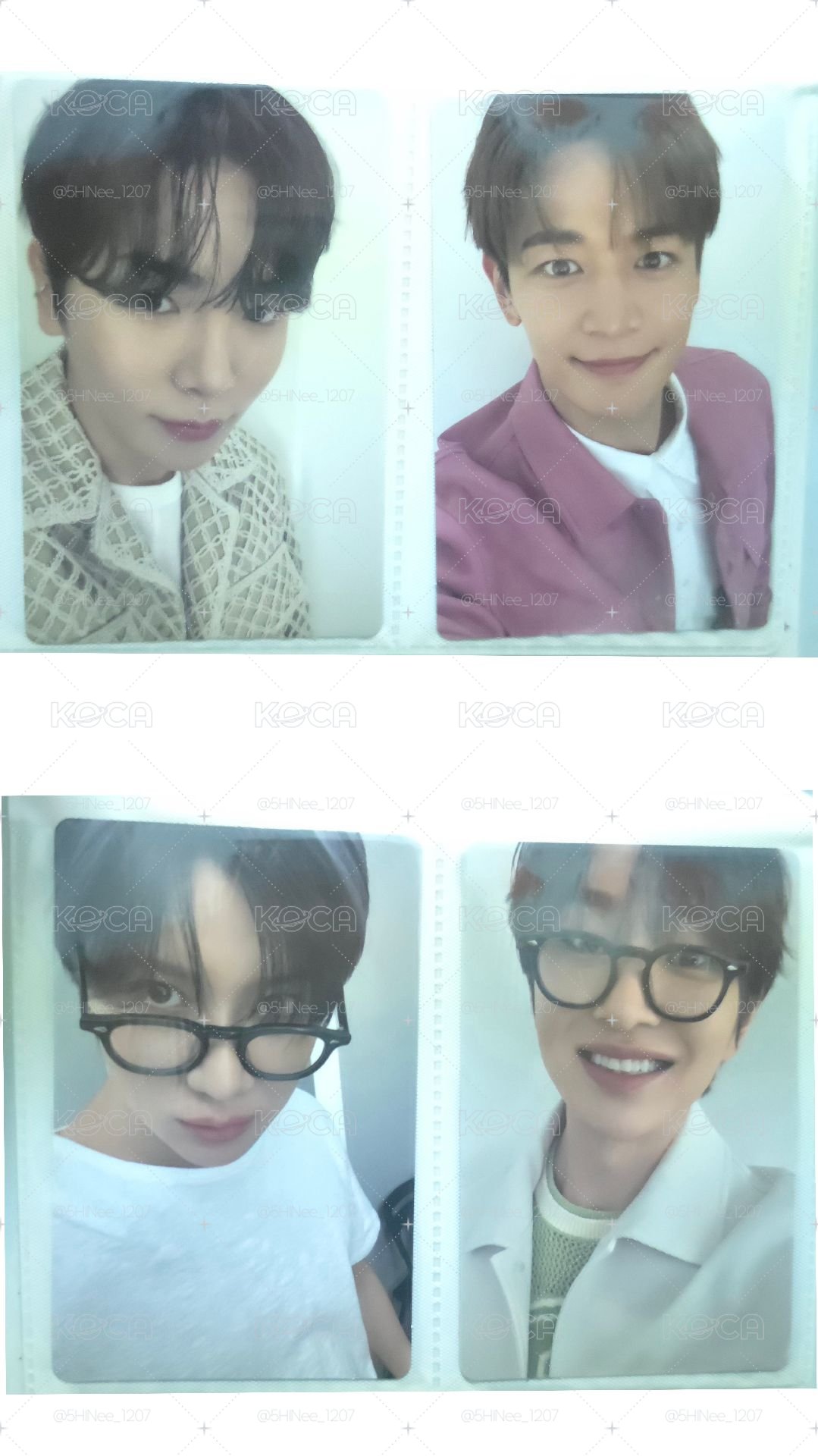 整圖不拆售 SHINee 七巡DVD 小卡 四張一組