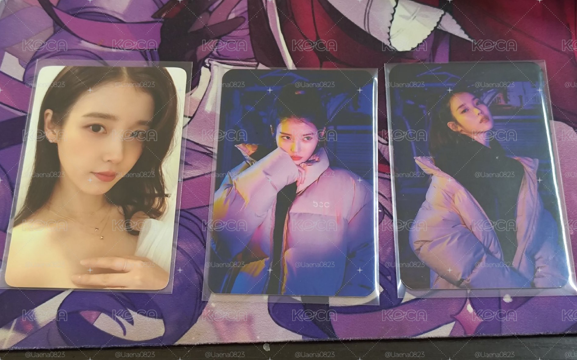 IU 代言小卡