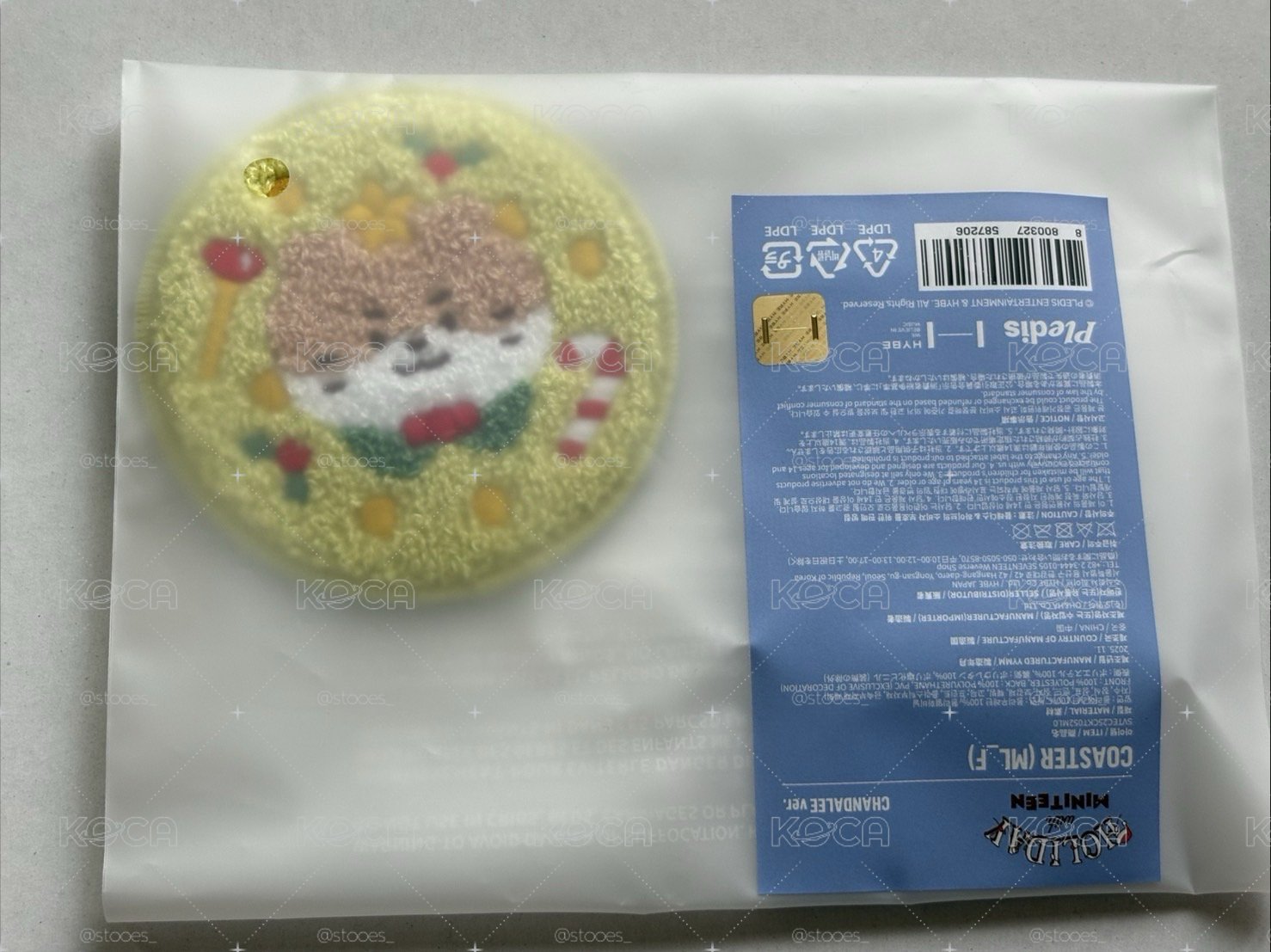 聖誕MINITEEN 杯墊（全新未拆
