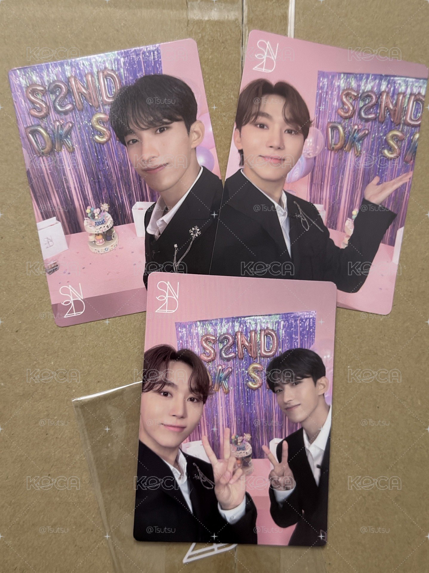 (現貨4張一起整圖出）seventeen 碩寛 代言卡 S2ND 四宮格 李碩珉 夫勝寛