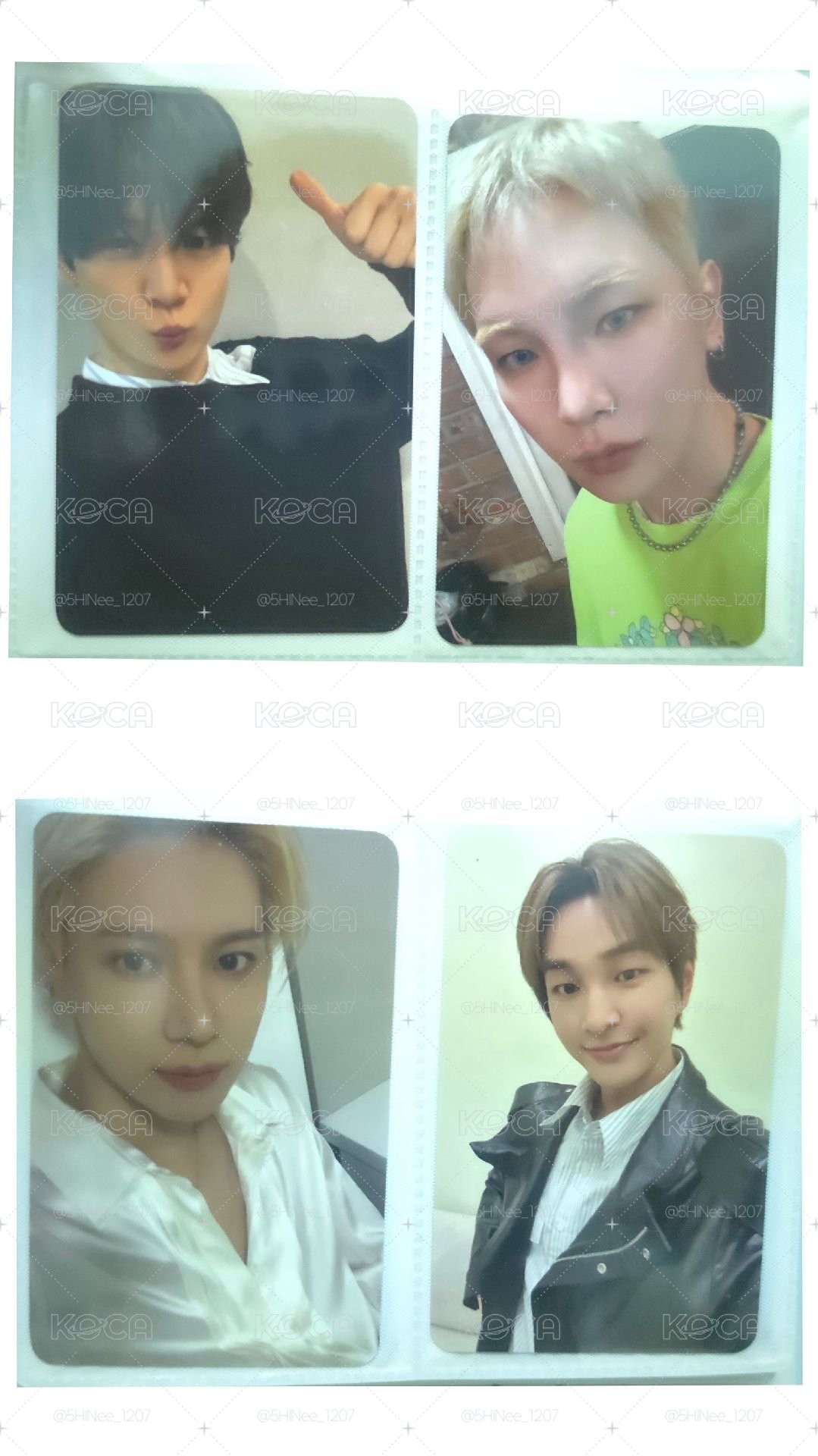 SHINee 八巡5/29韓場小卡 整圖不拆售