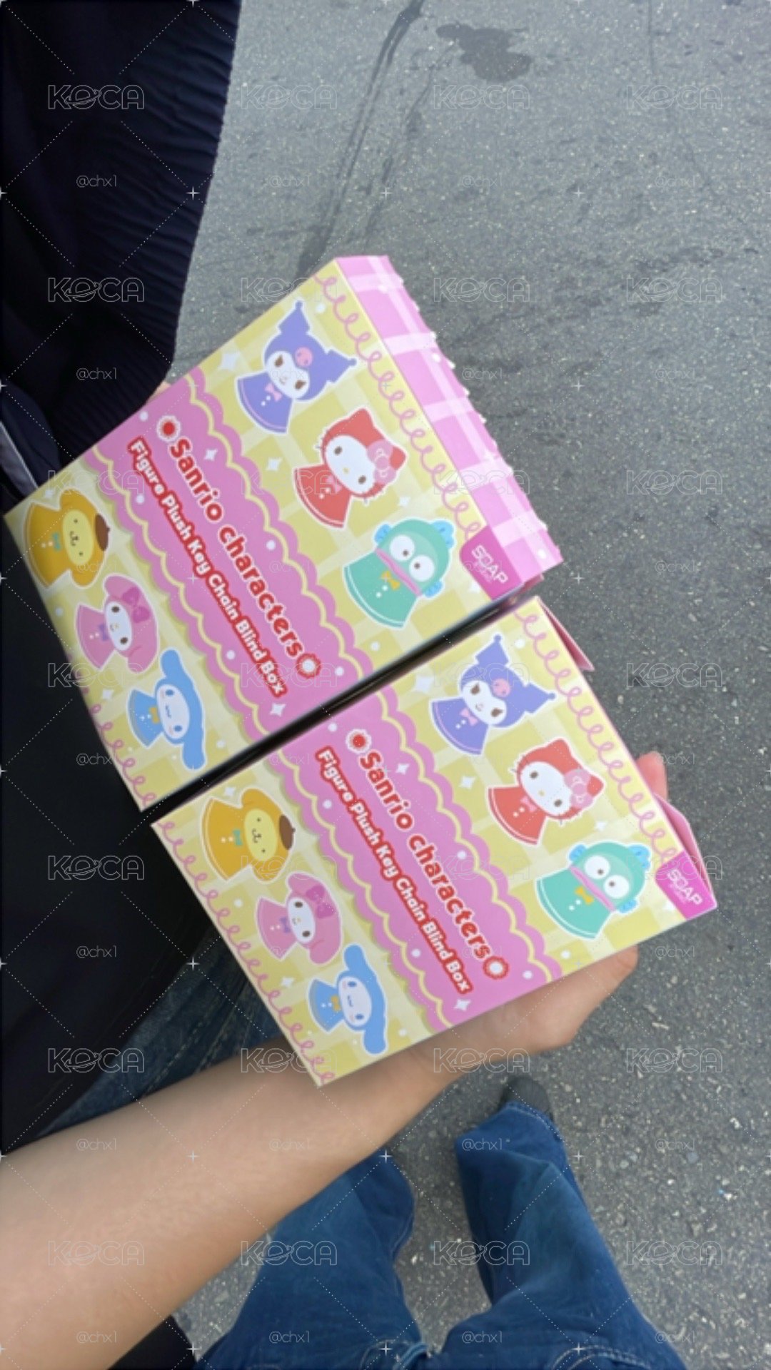  三麗鷗 斗篷款搪膠毛絨吊飾盲盒