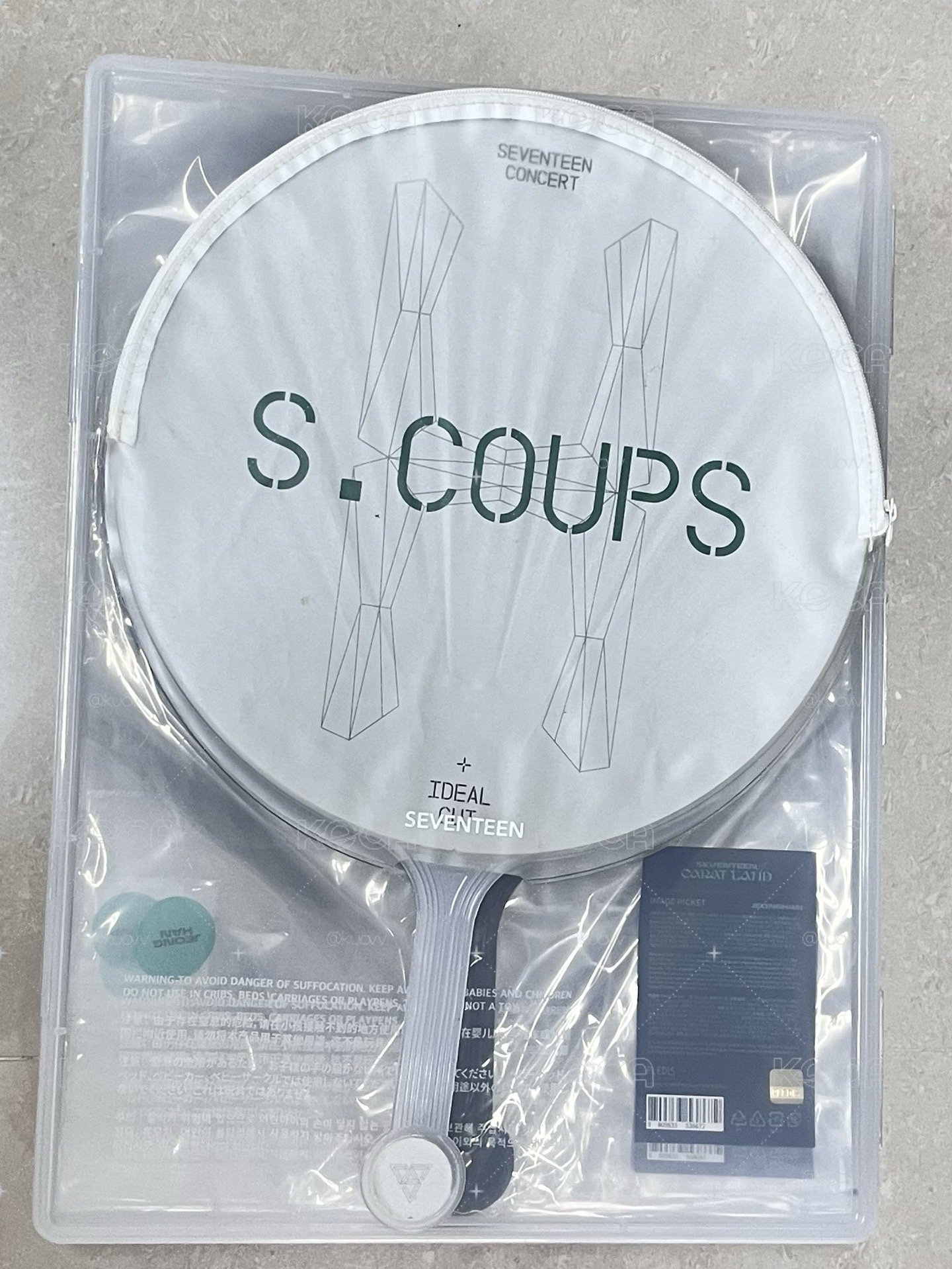 seventeen scoups 崔勝哲 崔勝喆 ideal cut 大扇 扇子 絕版 花托 托臉