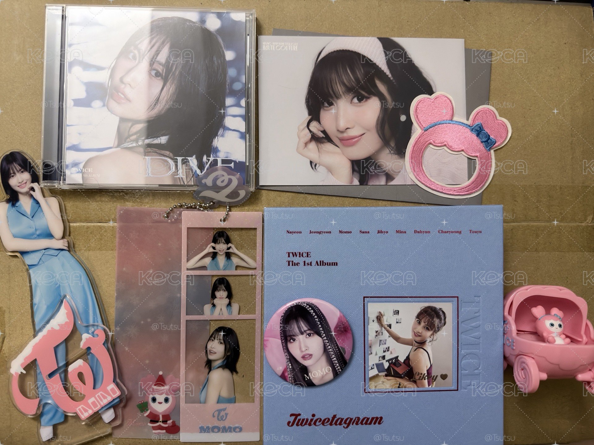 （現貨整圖出 一日左右寄出）Twice misamo dive 日專 momo 立牌 吊飾 movely 扭蛋明信片徽章