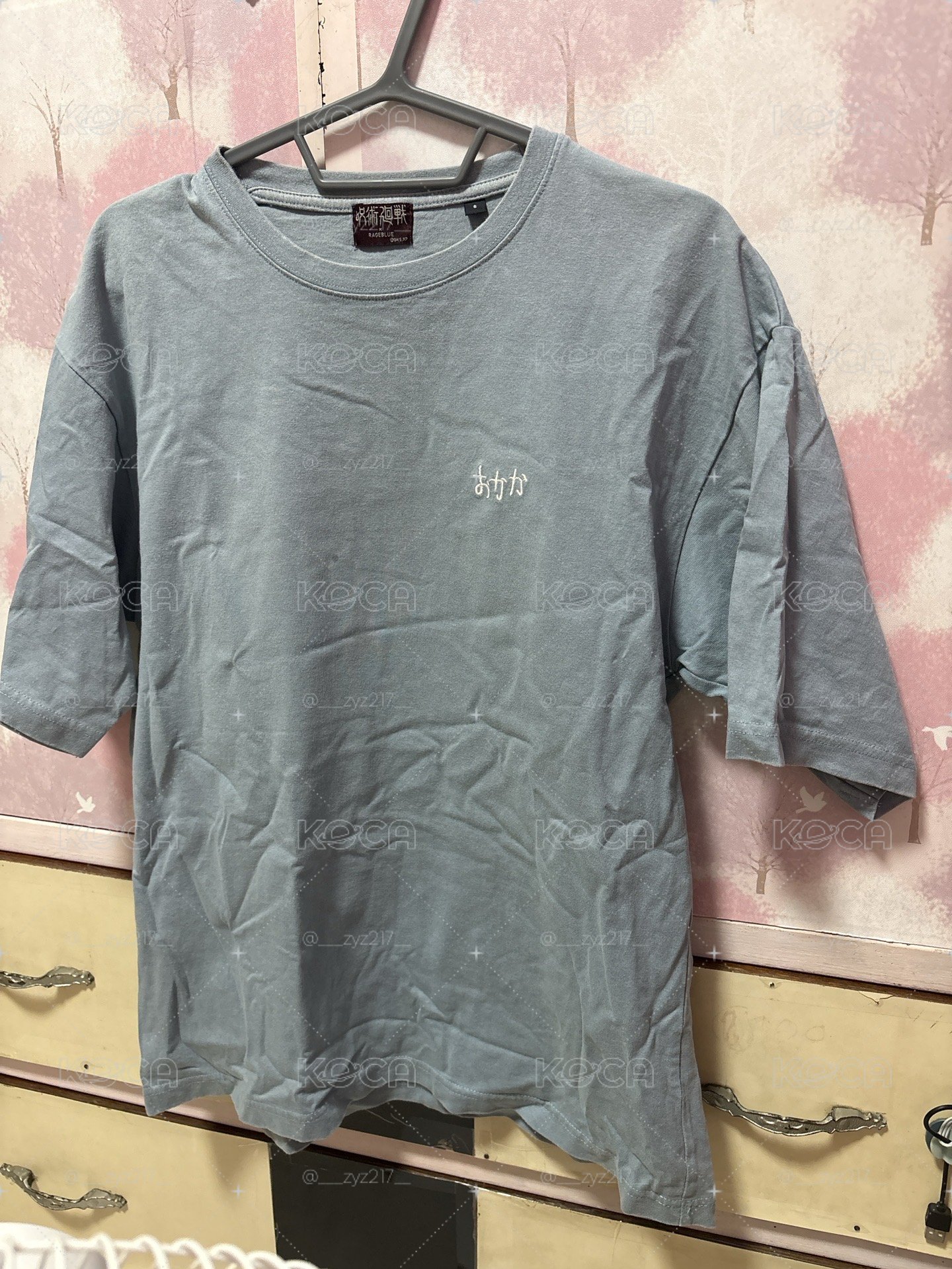 S碼 狗卷 二手 日本限定 咒術迴戰 x RAGEBLUE 聯名 短袖 上衣 TSHIRT