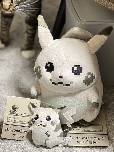 全新 pokémon 日版 像素皮卡丘 寶可夢中心 30週年紀念 皮卡丘 玩偶
