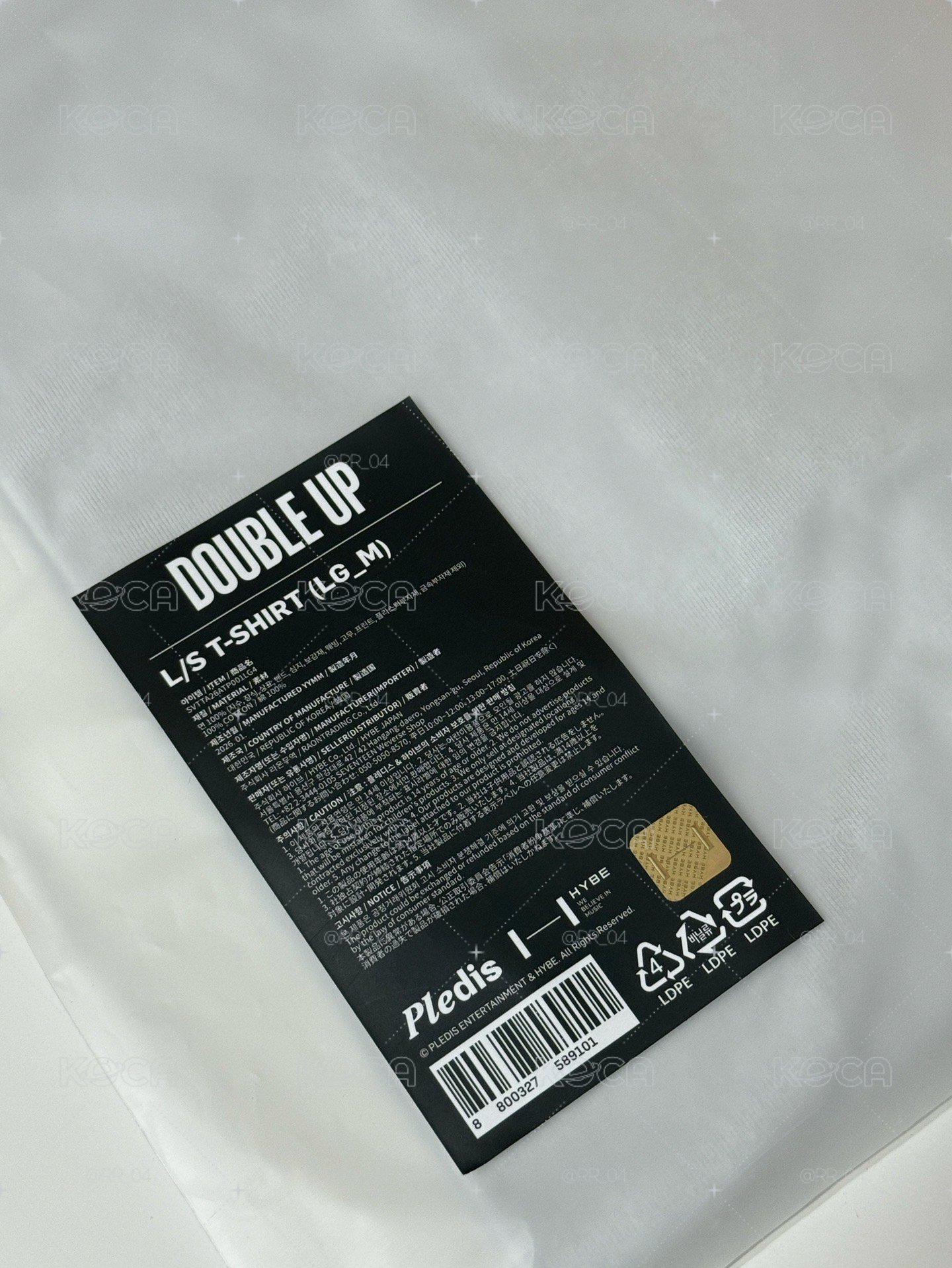 現貨｜CxM DOUBLE UP場週 灰T（M）