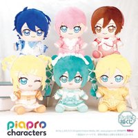 日本 Fukuya賞 キャラ福くじ Piapro Characters  A賞 坐姿絨毛玩具