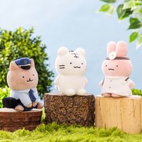 ホワイトタイガーとブラックタイガー官網 坐姿吊飾娃