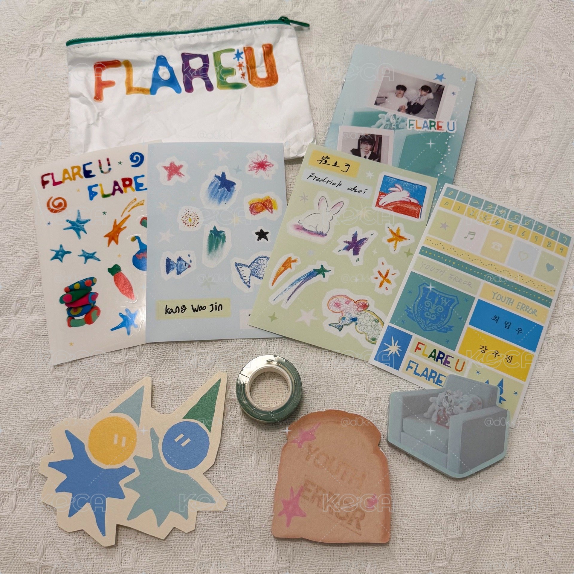 FLARE U YOUTH ERROR Stationery Kit ver.  文具專 空專