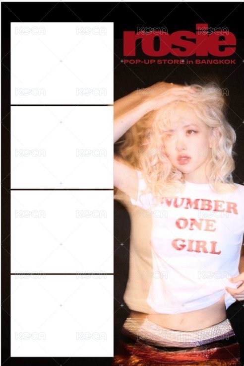 rosie 人生四格卡 / 拍貼 倫敦/曼谷快閃 背面