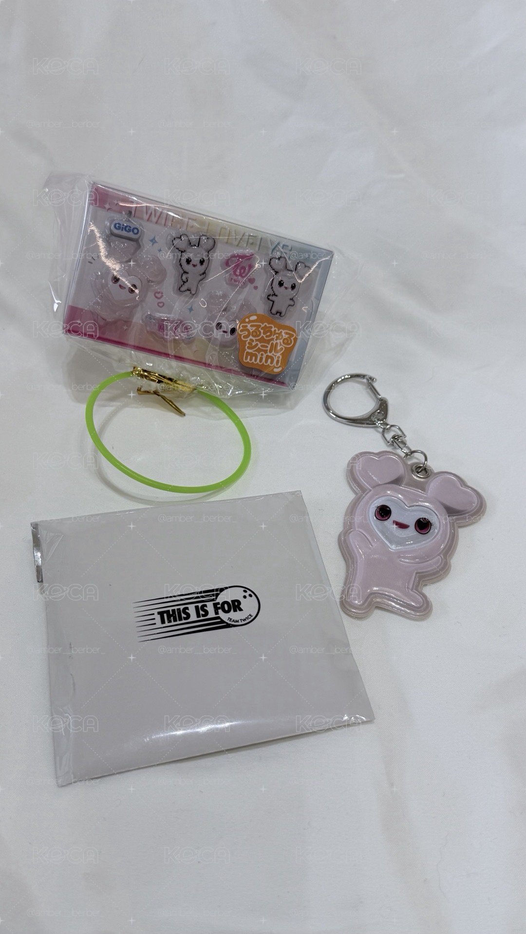TWICE LOVELY ♡多賢實用性小物 水晶貼與反光鑰匙圈