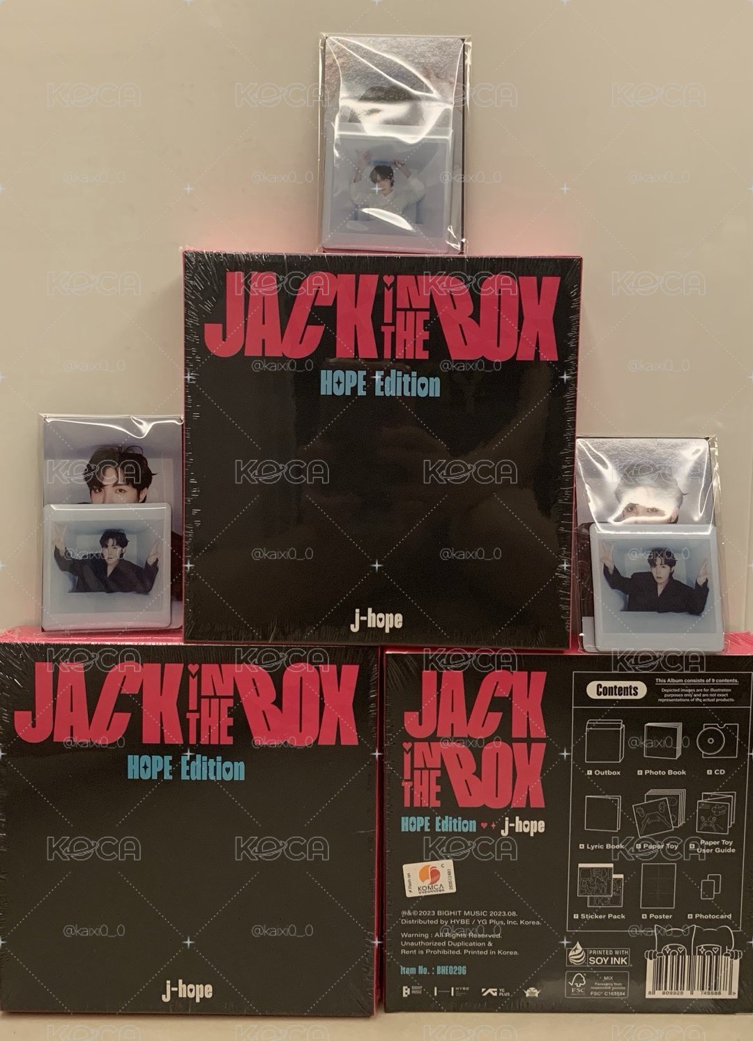  j-hope Solo Album [Jack In The Box] 專輯 HOPE Edition 含WVS特典