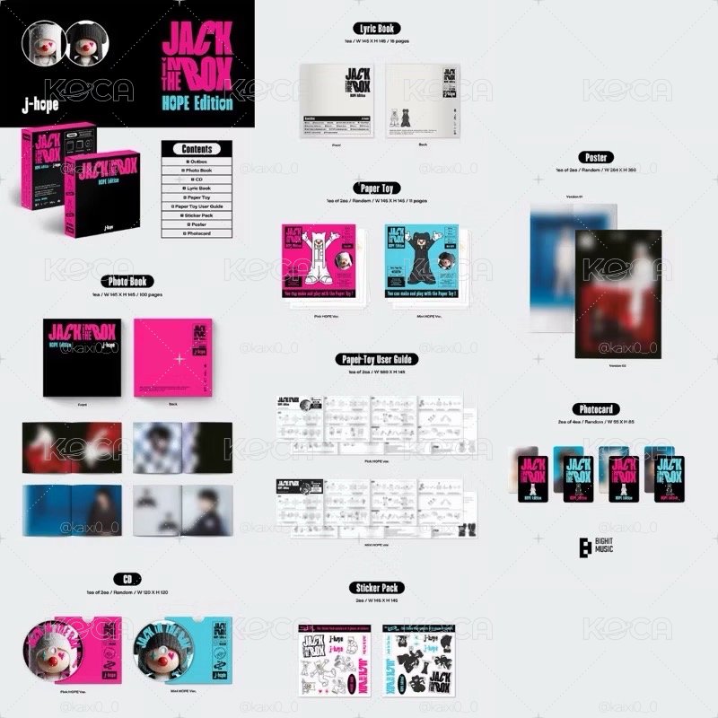  j-hope Solo Album [Jack In The Box] 專輯 HOPE Edition WVS特典