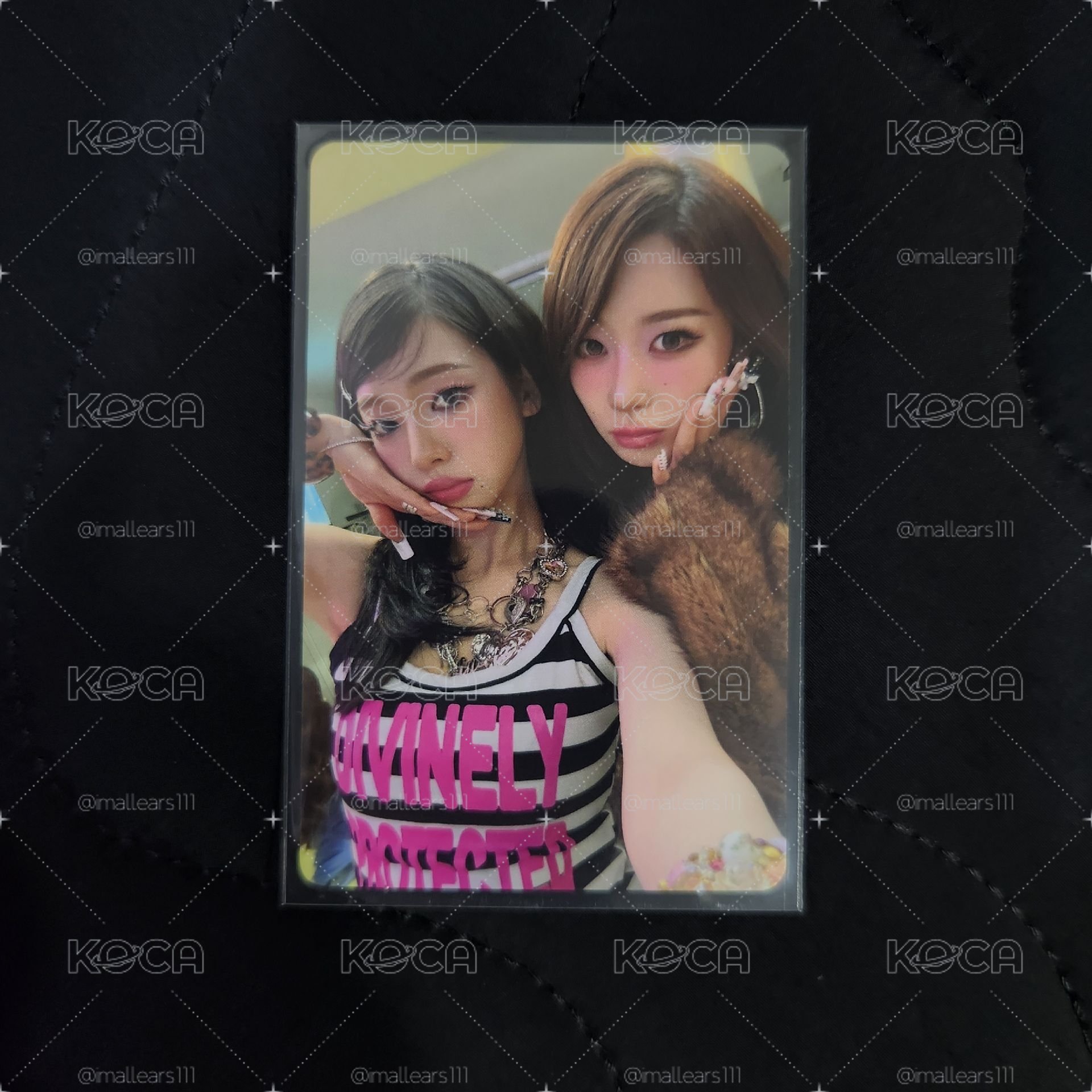 aespa KARINA GISELLE KISS N TELL 7/20 FM 特典卡 柚吉