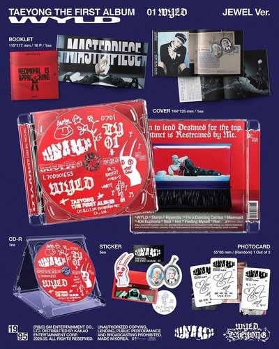 台北簽售、影通卡Taeyong 泰容The 1st Album [WYLD] (Jewel Case Ver.)