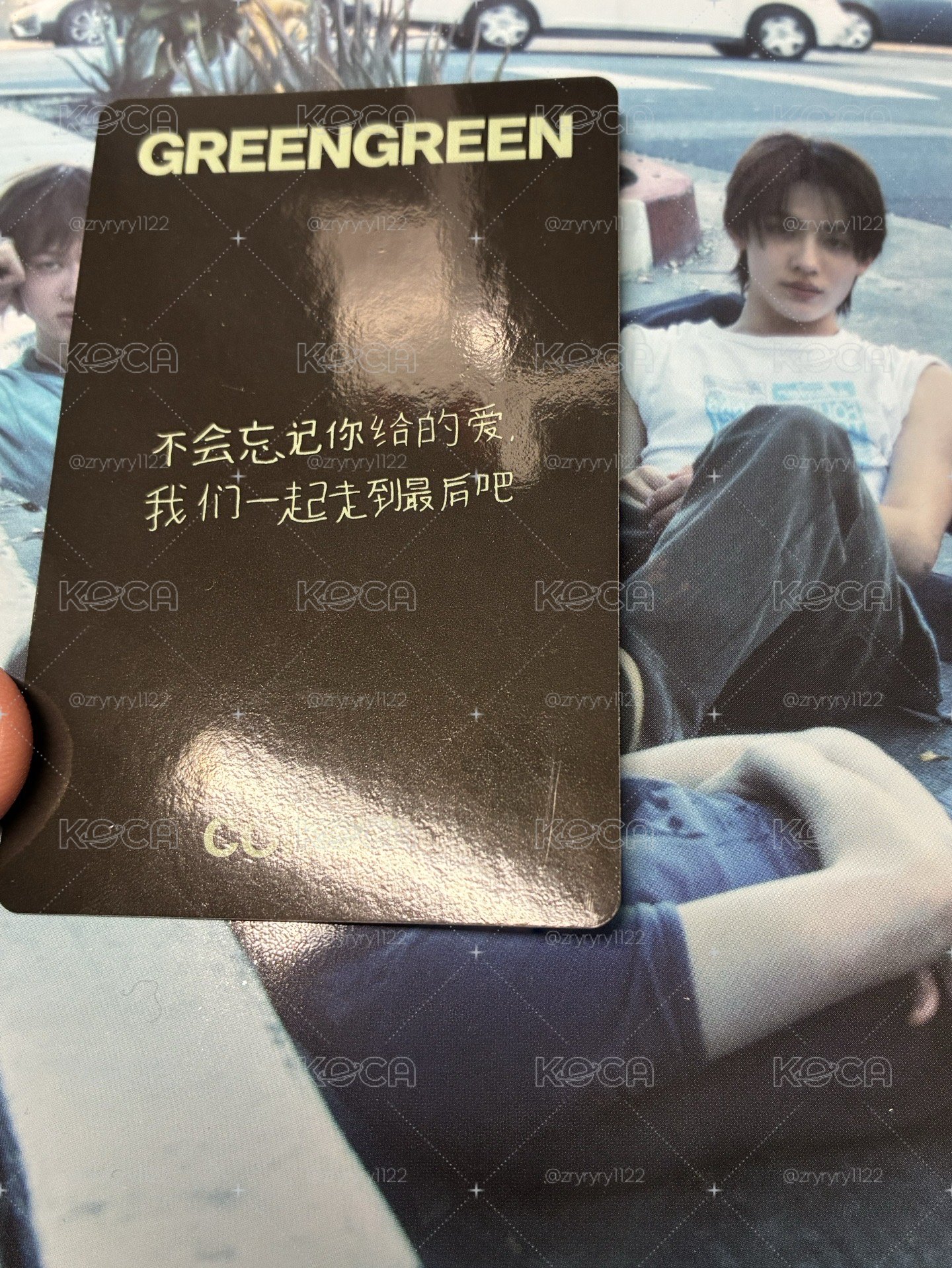 中文卡背 安 鏡子安