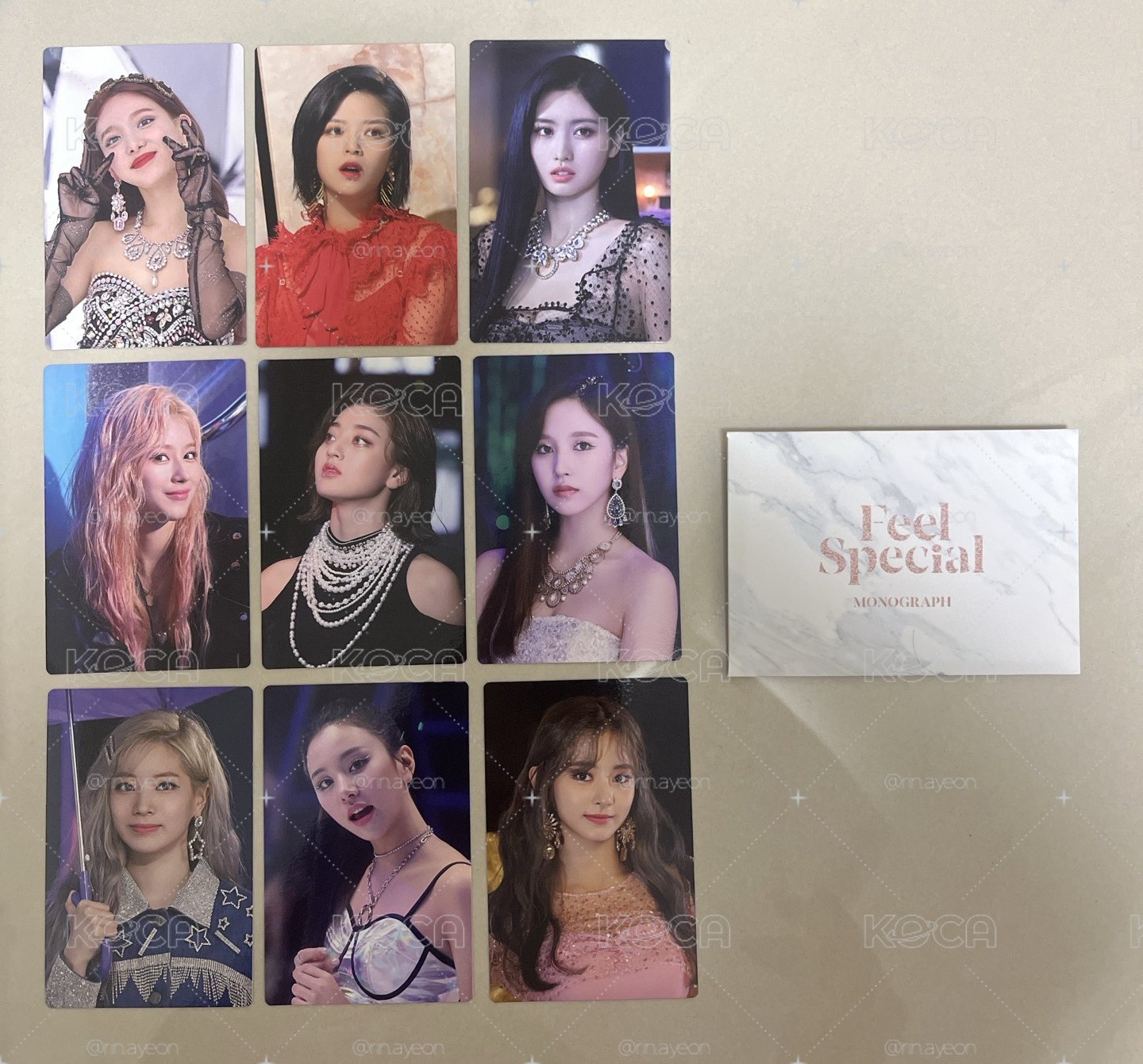 Twice 迷八 花絮小卡