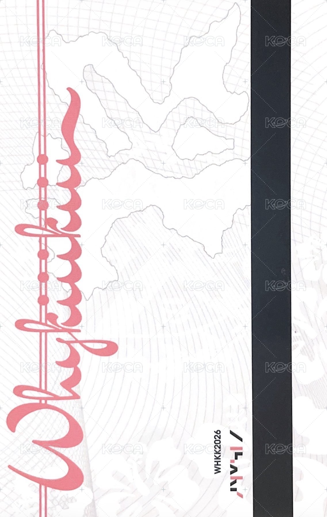 WhyKiiiKiii 專輯卡 GUIDE BOOK ver. 背面