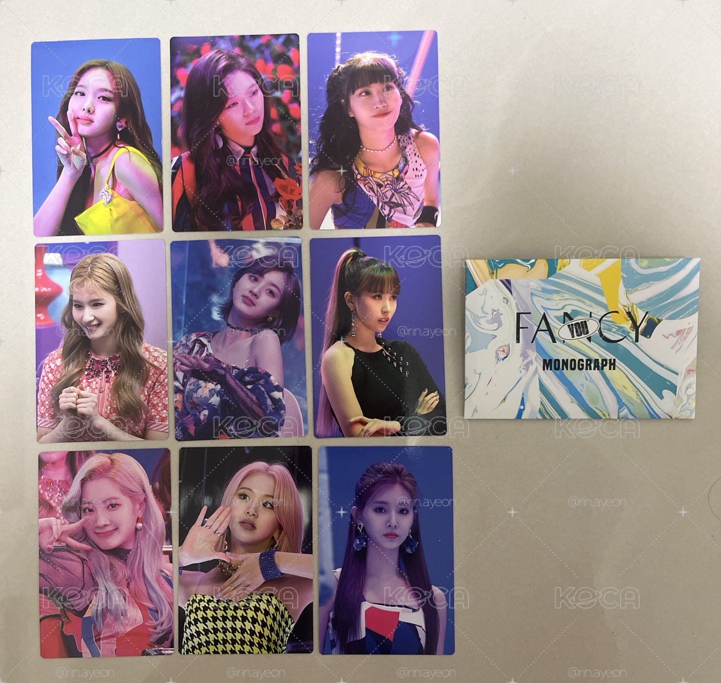 Twice 迷七 花絮小卡