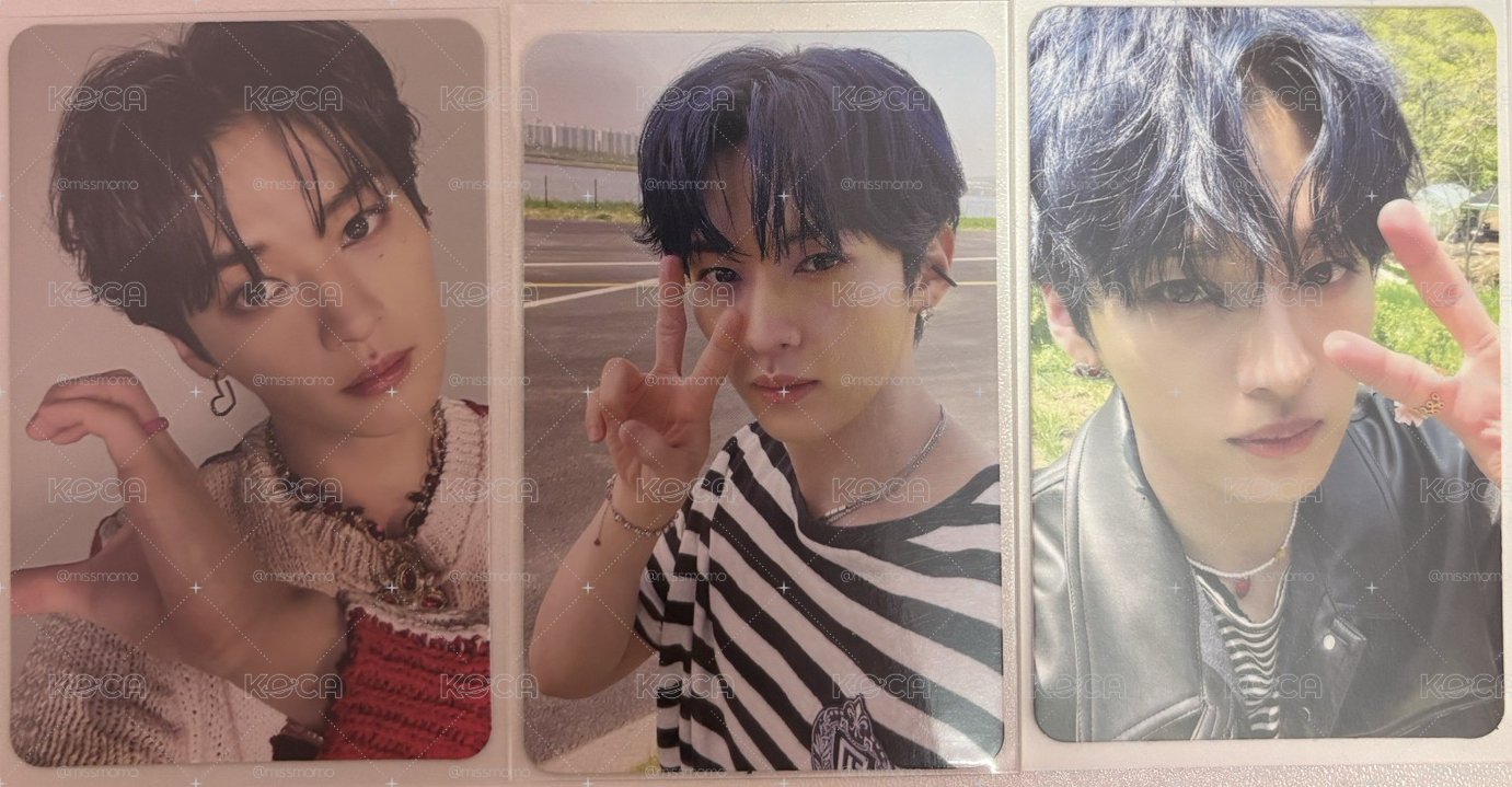 Stray kids 李旻浩 MAXIDENT 專輯卡 Heart ver.T-Crush ver. Go ver.
