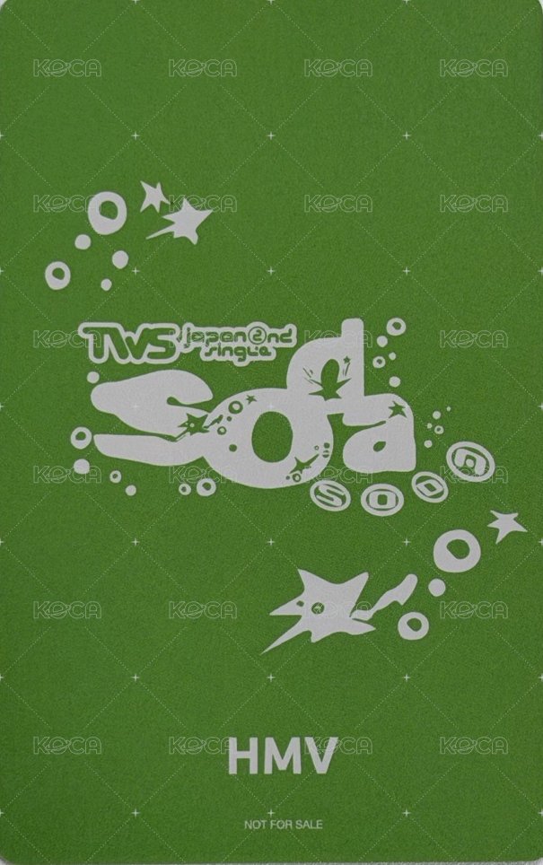 SODA SODA hmv Moba Gacha限定 幸運卡 12雙人卡 背面