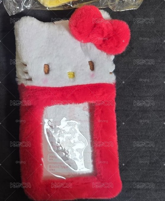 hello kitty 絨毛卡套
