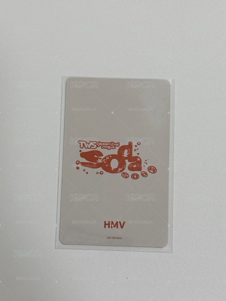 tws soda soda HMV 特典 韓振