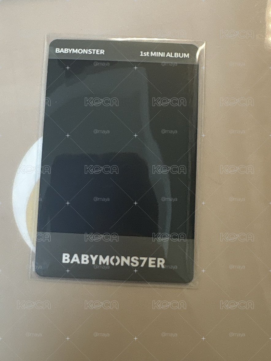 BABYMONSTER 雅賢 Ahyeon 京東3.0特典拍立得 京東賢