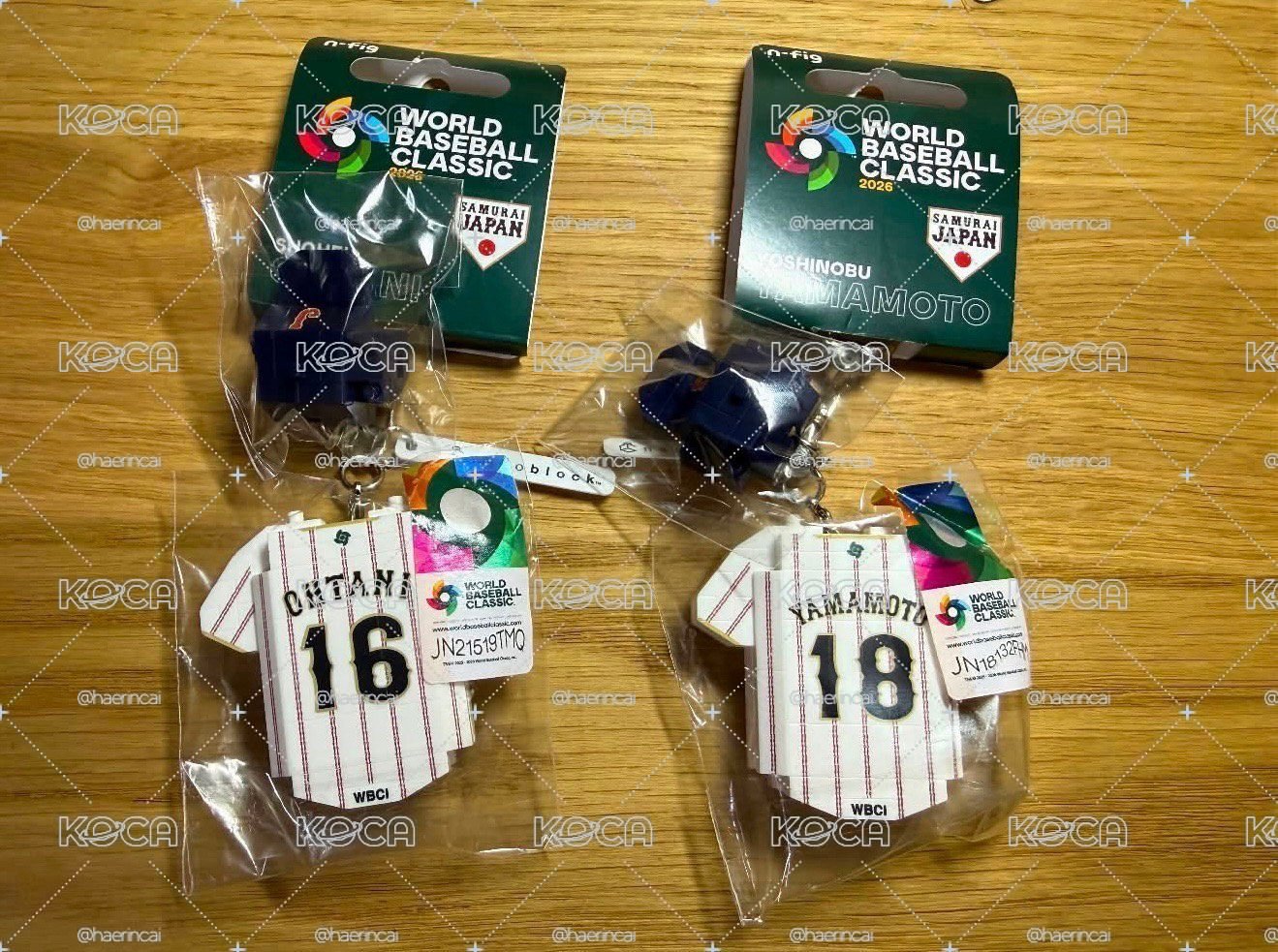 WBC nanoblock 積木鑰匙圈 大谷翔平 山本由伸