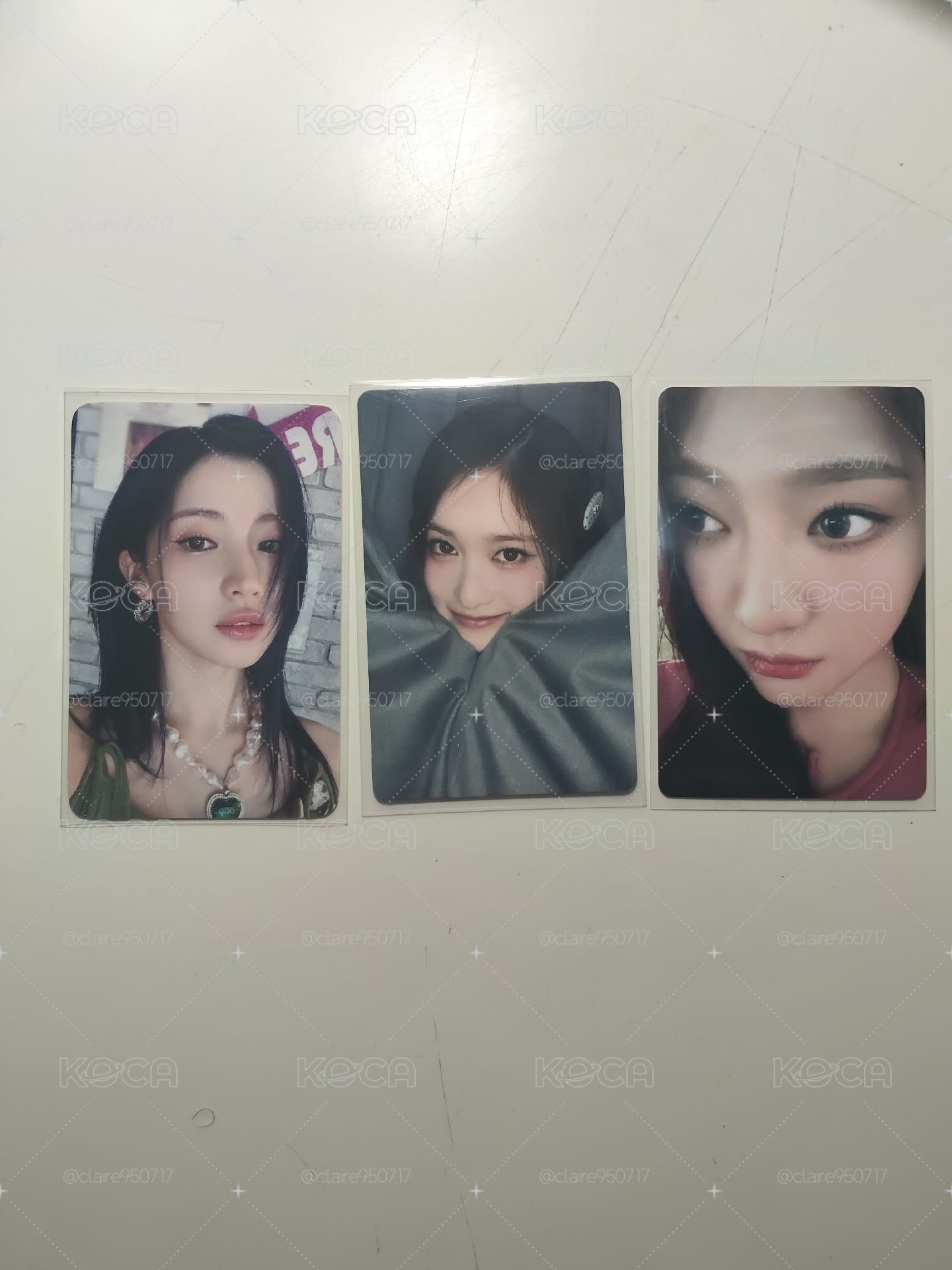 三張女團卡(星光卡寧&wm幸運asa&星光卡瑞)