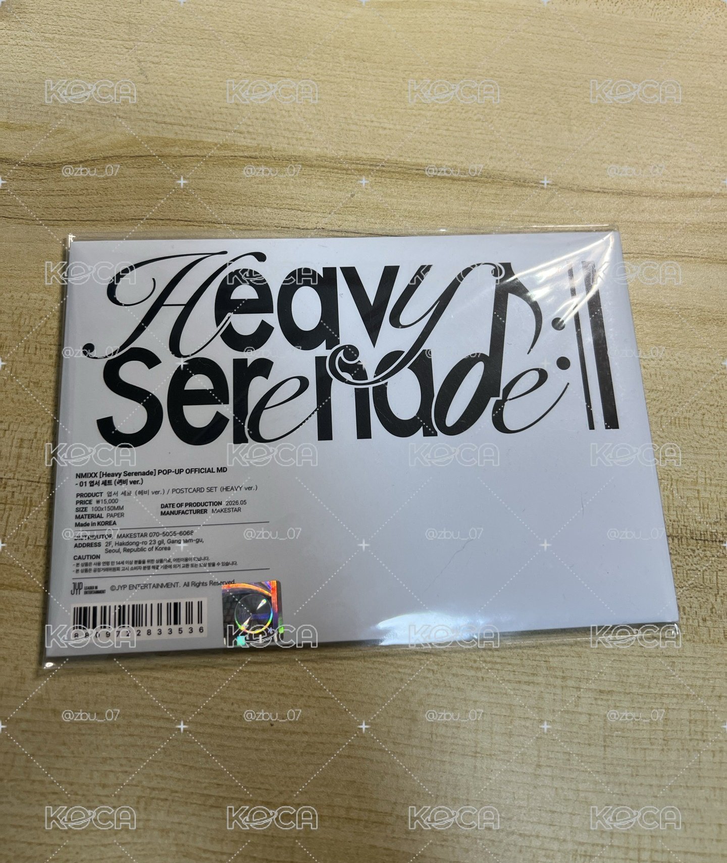 Heavy Serenade ms 快閃 明信片組 