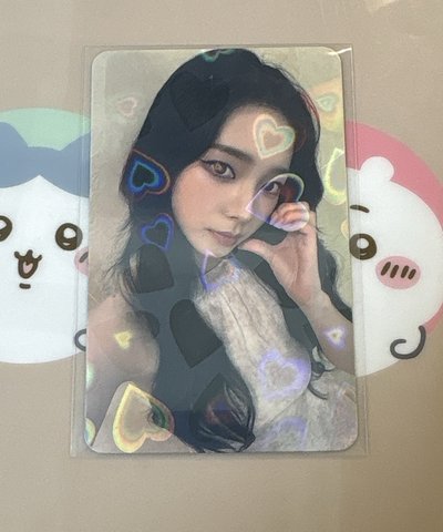 aespa 劉知珉 Karina IA幸運卡 愛心閃卡 愛心柚