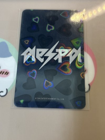 aespa 劉知珉 Karina IA幸運卡 愛心閃卡 愛心柚