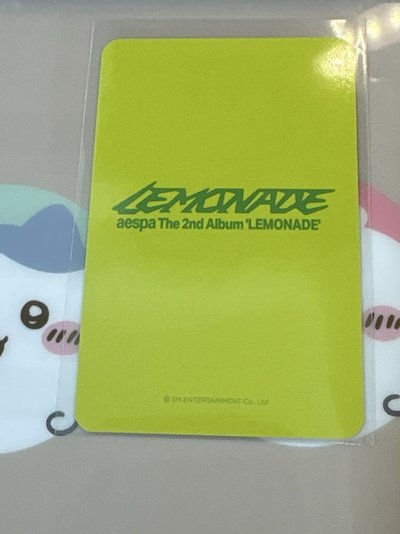 aespa Winter Lemonade 正規二 WM線下簽售特典 WM冬