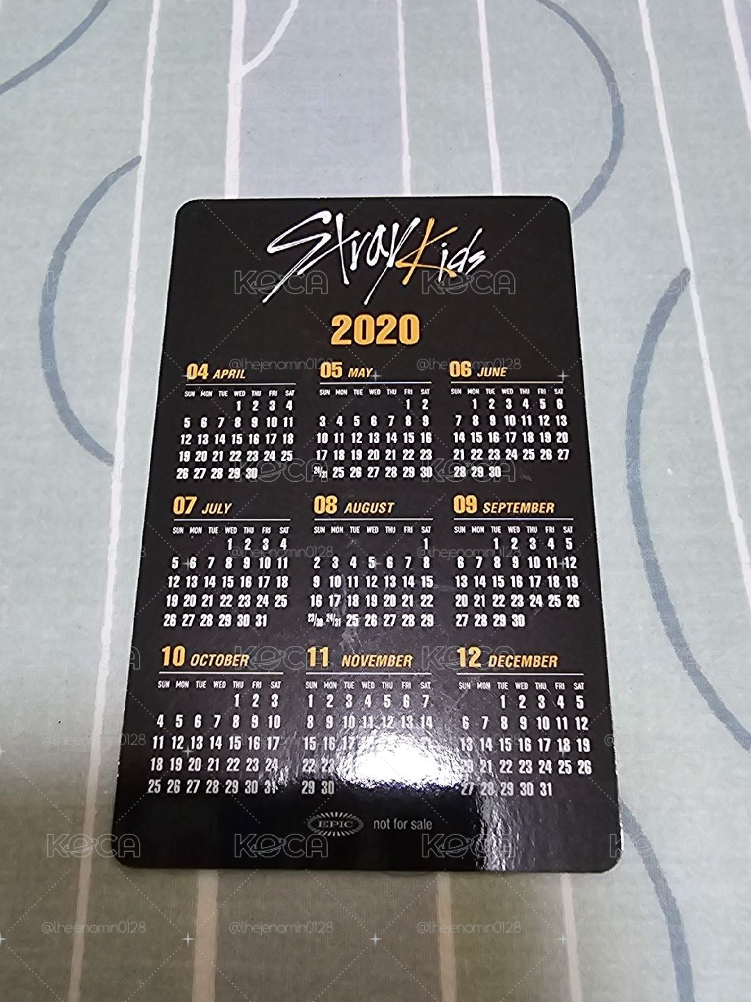 SKZ2020 專輯卡 特典卡