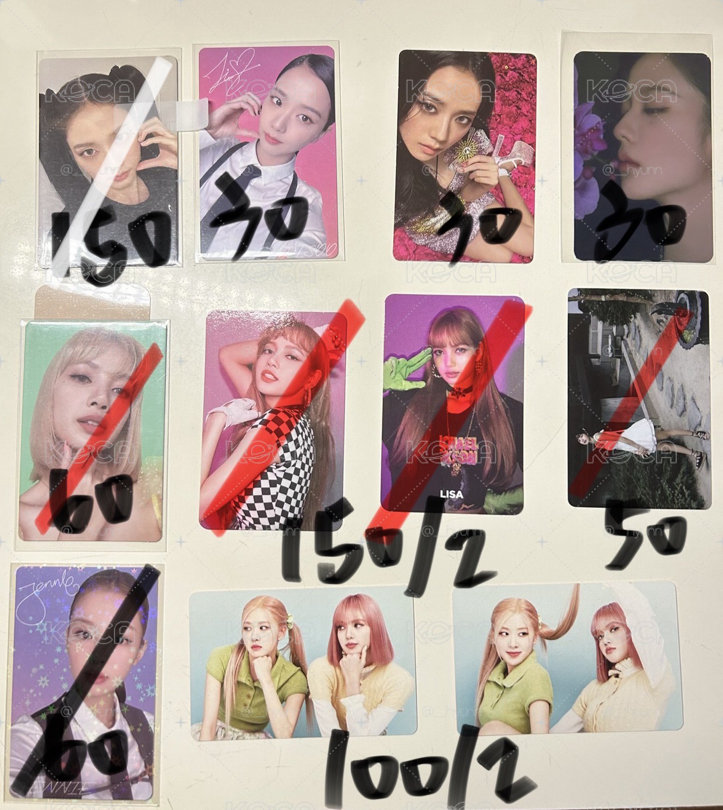blackpink 小卡