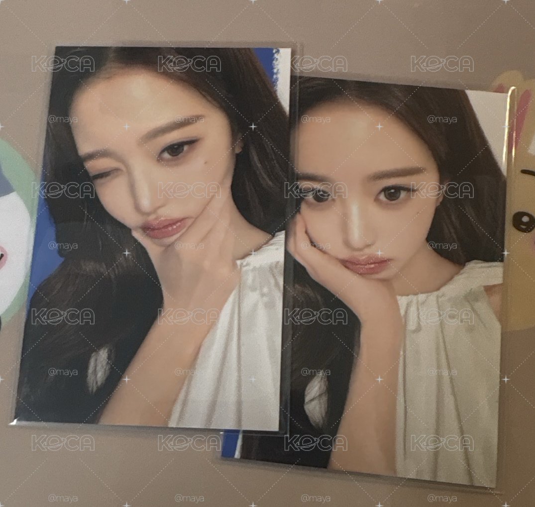 IVE 張員瑛 Wonyoung 卡詩7.0代言特典 兩張一套 卡詩員