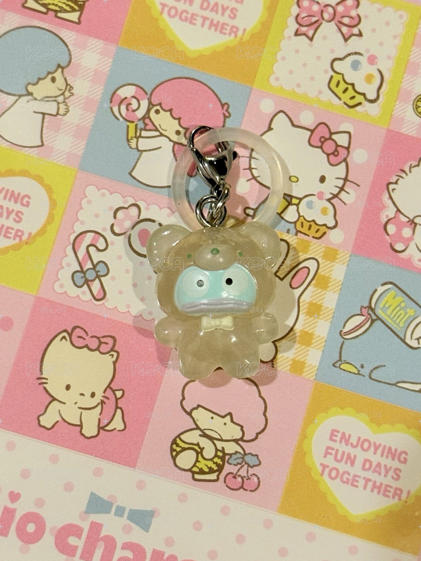  ✩‧₊˚漢頓小熊造型吊飾✩₊˚。