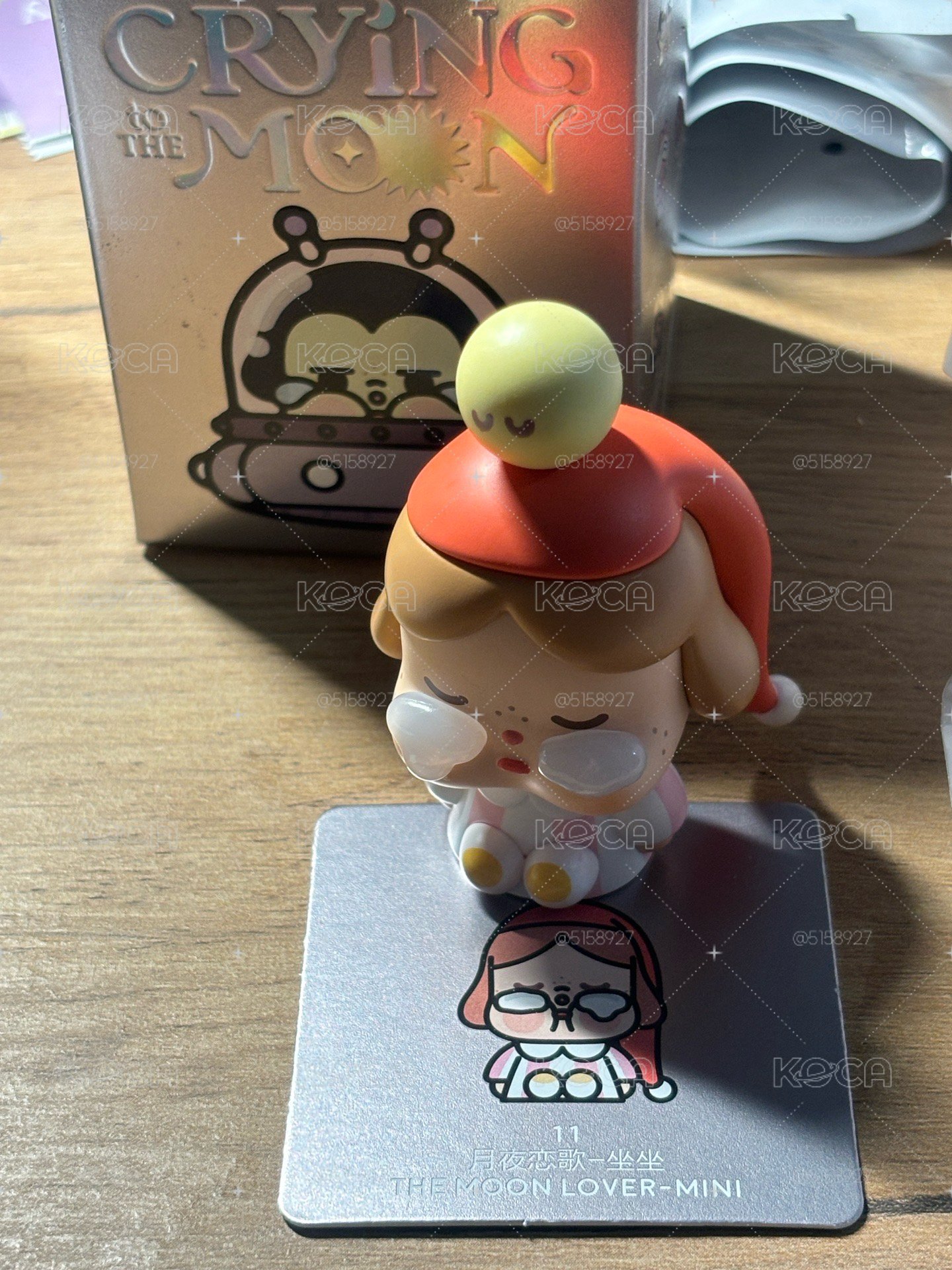 出走的月亮 坐坐系列 月夜戀歌 迷你公仔 
