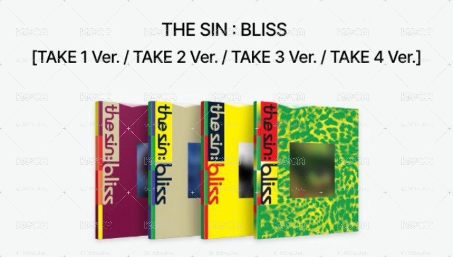 ✨代購✨ENHYPEN- THE SIN : BLISS/OliveYoung特典