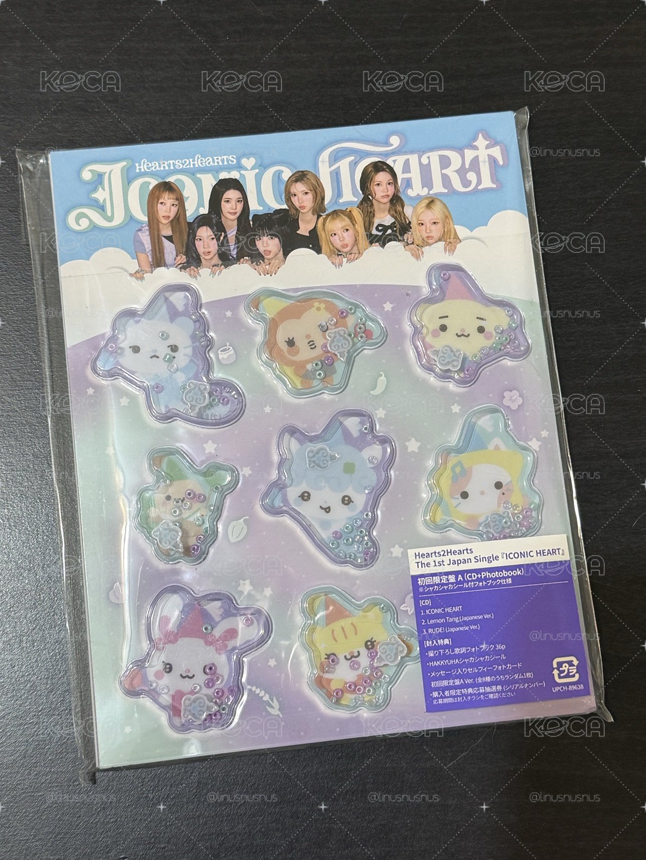 Hearts2Hearts JP單一 A版 專輯 貼紙專