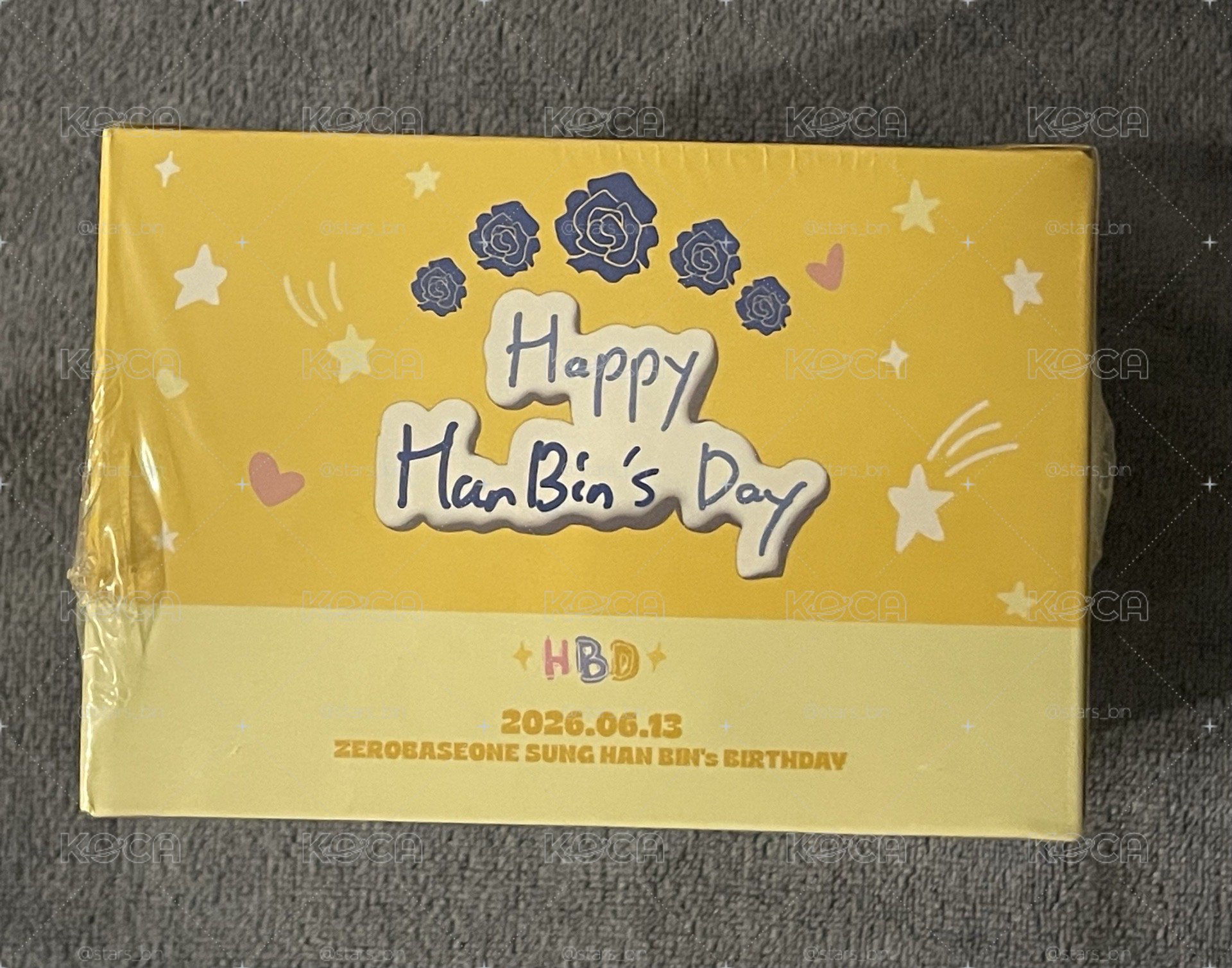 成韓彬 生日禮 全新未拆