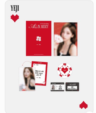 ITZY 飯咪 成員照片組全新現貨