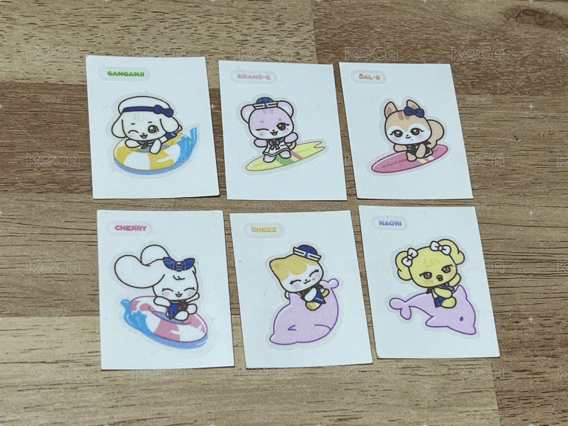 夏日首爾貼紙整套