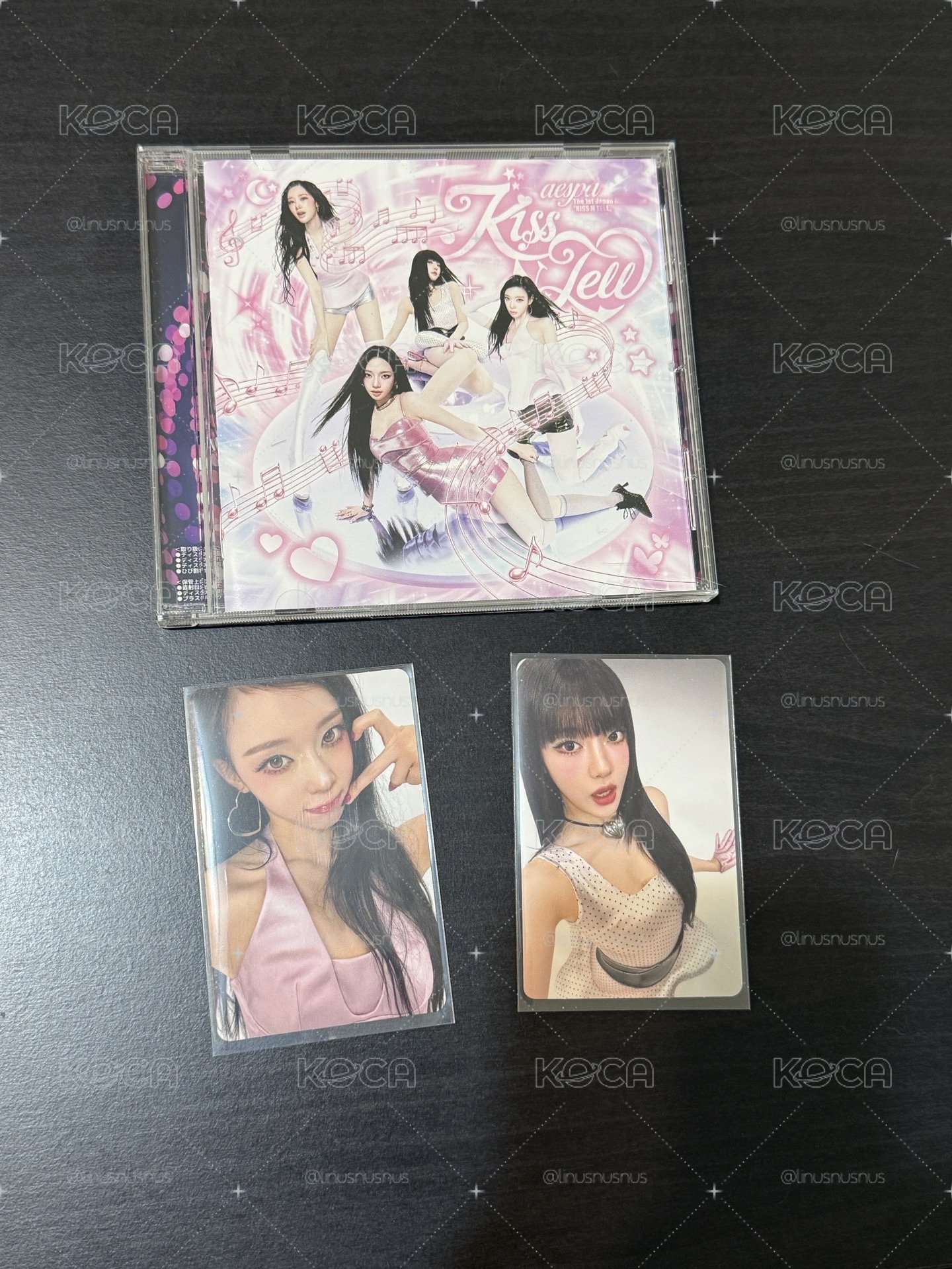 aespa KISS N TELL KISS N TELL Ver. 專輯 
