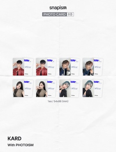 KARD X snapism小卡代印